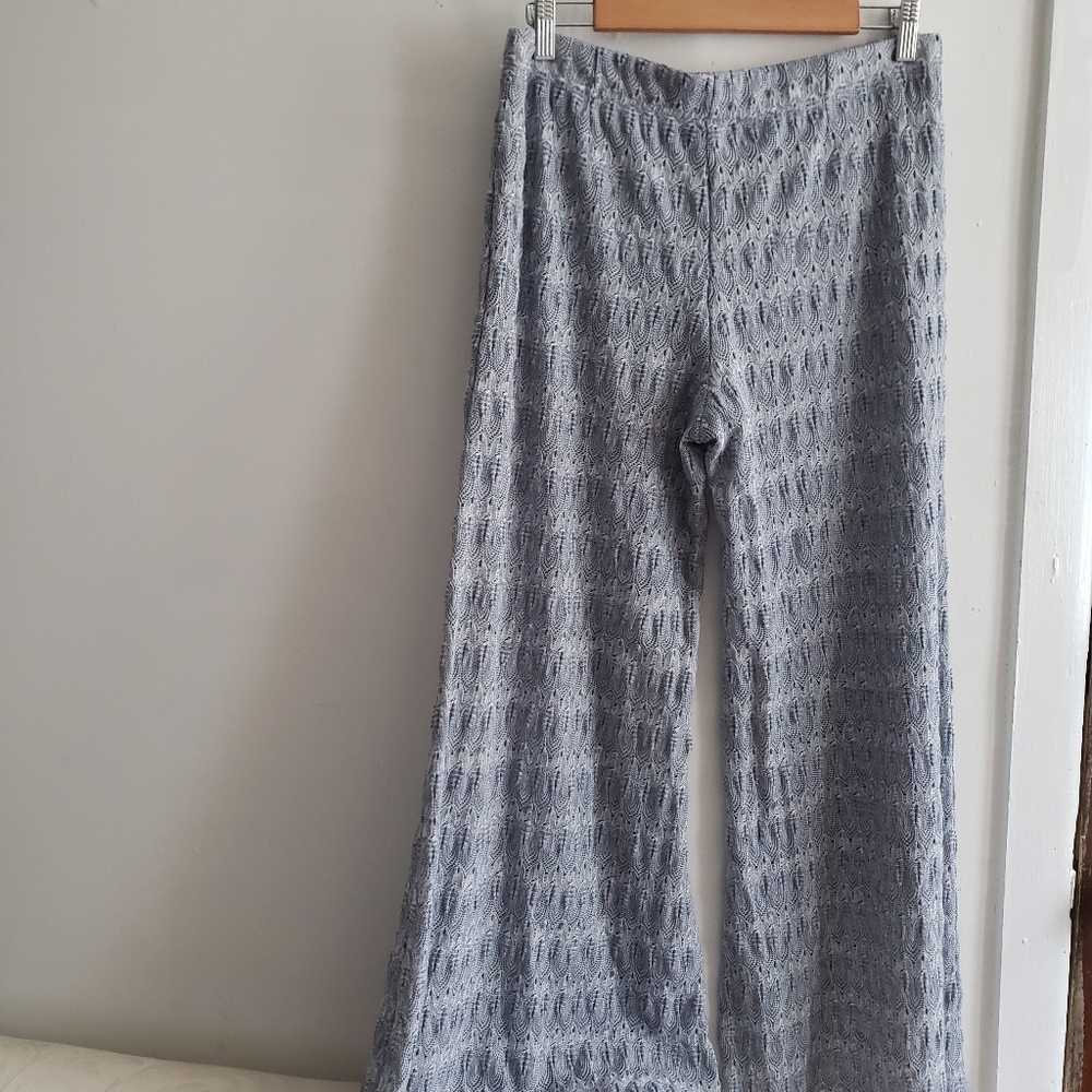 Free people crochet flare pants